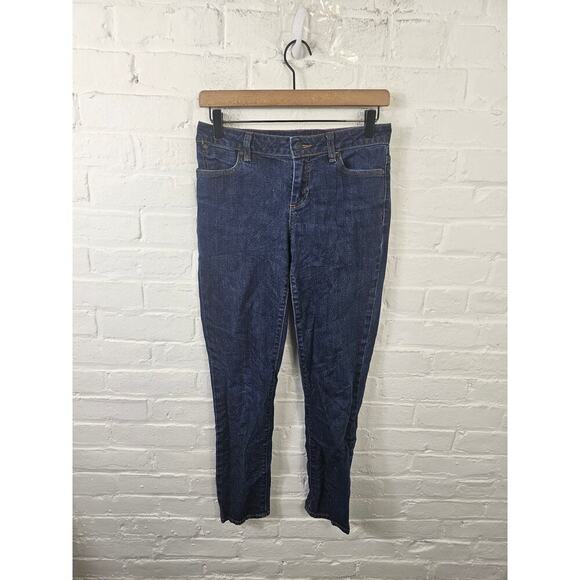Talbots Women's Mid-Rise Jegging Jeans Denim Dark Wash Blue Size 26 - Picture 1 of 6